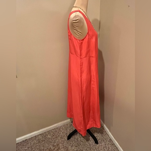J.Jill Linen Coral Sleeveless Dress, size XS - Picture 2 of 8